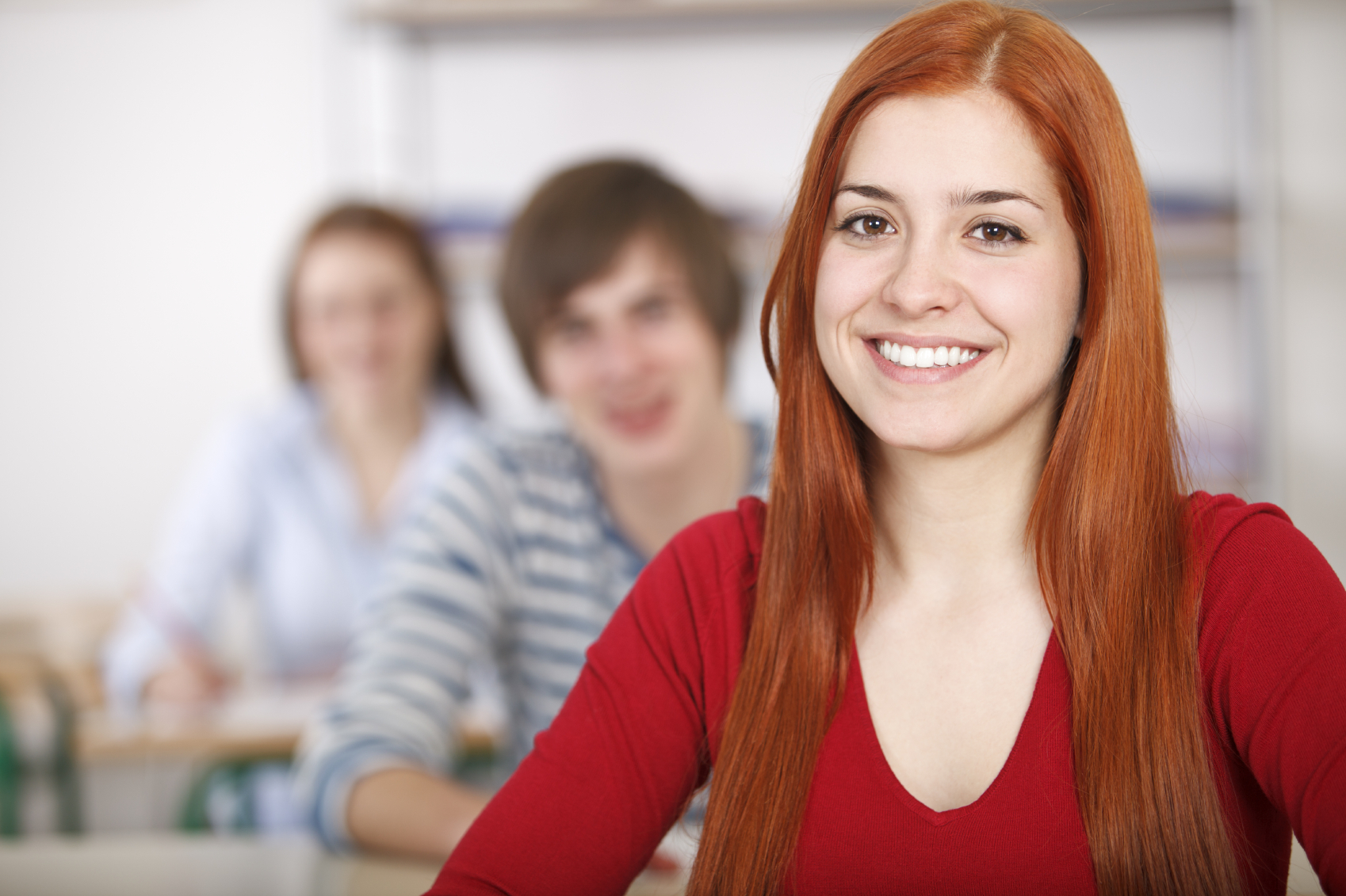 college scenario decision student smiling classroom female nextstepu choice don